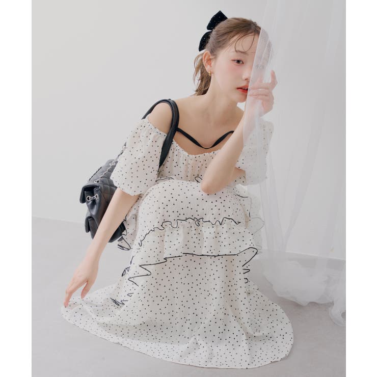 【5種展開】バルーン袖ティアードワンピース | RMAF　NICE CLAUP / OLIVE des OLIVE | 詳細画像11 