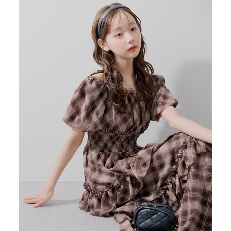 【5種展開】バルーン袖ティアードワンピース | RMAF　NICE CLAUP / OLIVE des OLIVE | 詳細画像13 