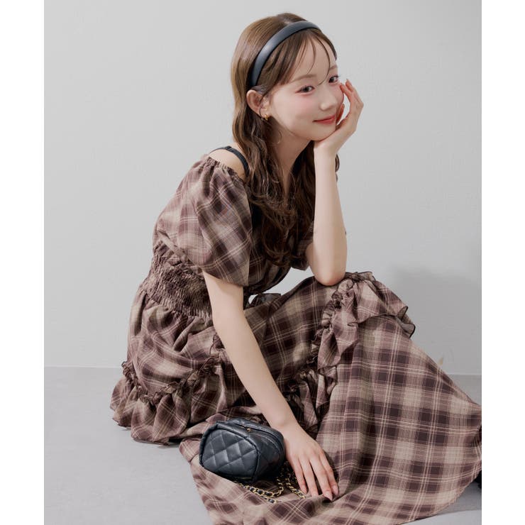 【5種展開】バルーン袖ティアードワンピース | RMAF　NICE CLAUP / OLIVE des OLIVE | 詳細画像14 