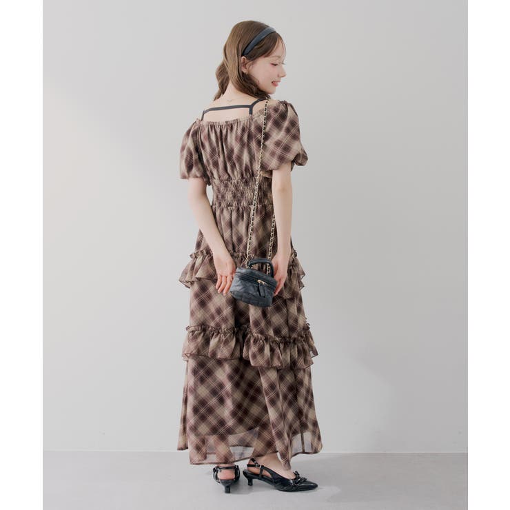 【5種展開】バルーン袖ティアードワンピース | RMAF　NICE CLAUP / OLIVE des OLIVE | 詳細画像22 