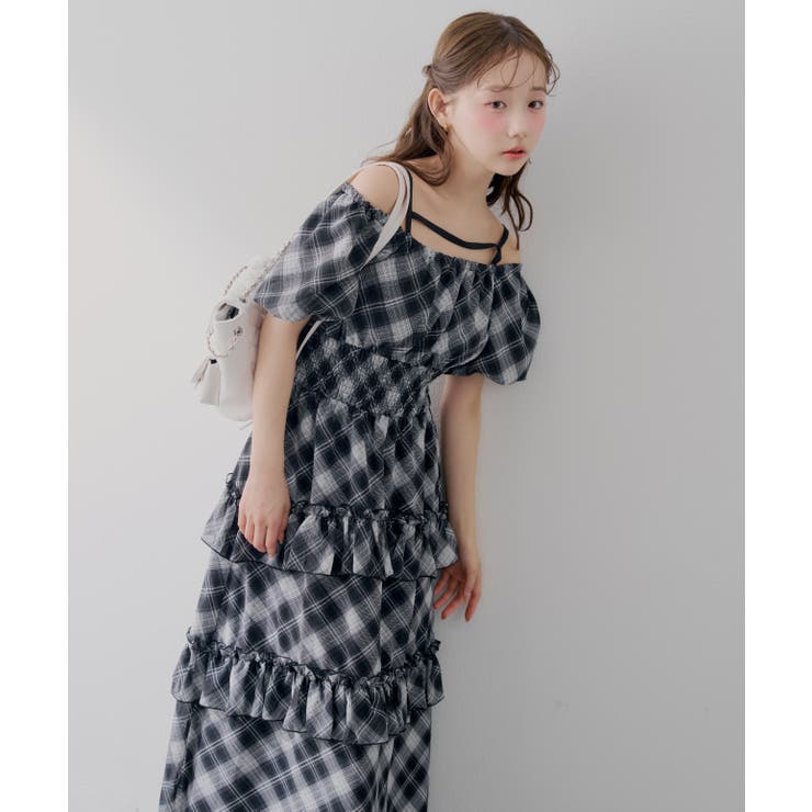【5種展開】バルーン袖ティアードワンピース | RMAF　NICE CLAUP / OLIVE des OLIVE | 詳細画像32 