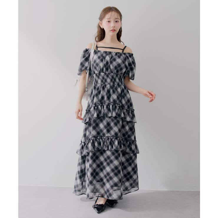 【5種展開】バルーン袖ティアードワンピース | RMAF　NICE CLAUP / OLIVE des OLIVE | 詳細画像36 