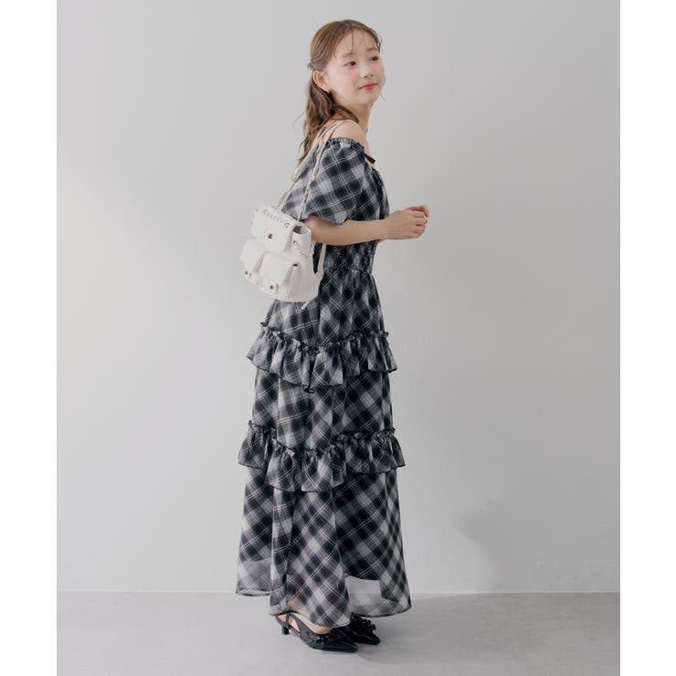 【5種展開】バルーン袖ティアードワンピース | RMAF　NICE CLAUP / OLIVE des OLIVE | 詳細画像38 