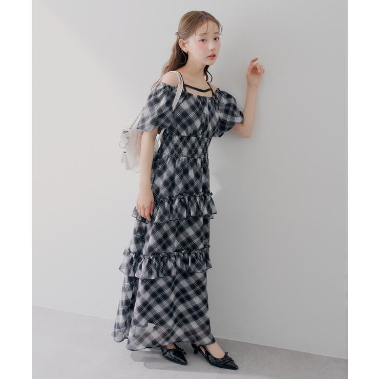 【5種展開】バルーン袖ティアードワンピース | RMAF　NICE CLAUP / OLIVE des OLIVE | 詳細画像40 