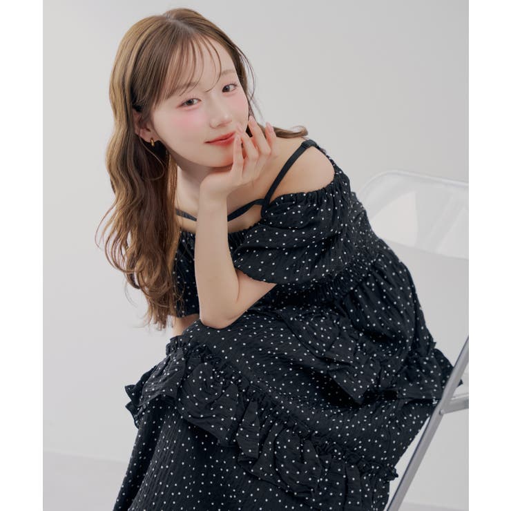 【5種展開】バルーン袖ティアードワンピース | RMAF　NICE CLAUP / OLIVE des OLIVE | 詳細画像53 