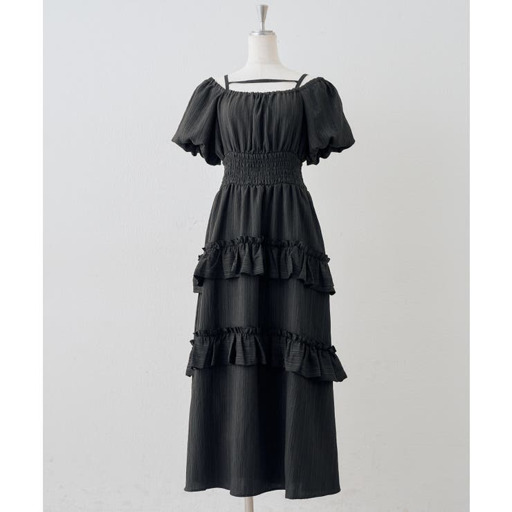 【5種展開】バルーン袖ティアードワンピース | RMAF　NICE CLAUP / OLIVE des OLIVE | 詳細画像56 