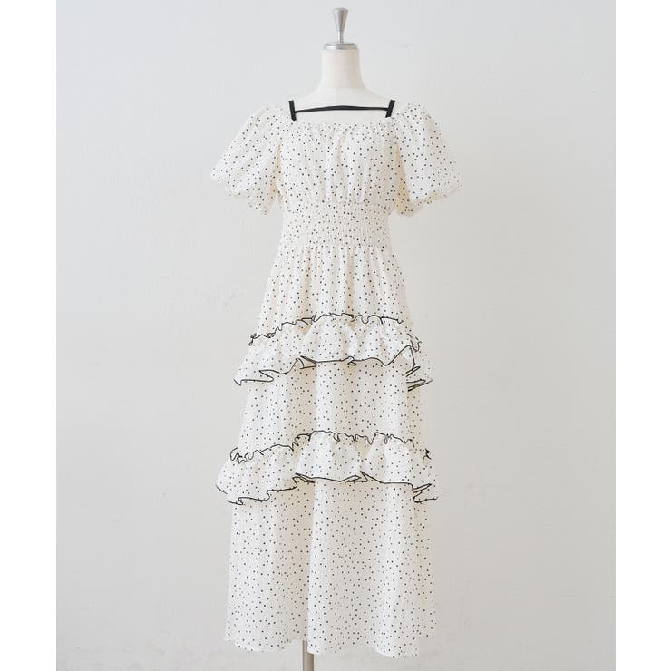 【5種展開】バルーン袖ティアードワンピース | RMAF　NICE CLAUP / OLIVE des OLIVE | 詳細画像58 