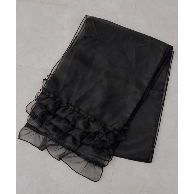 ブラック | 【浴衣を可愛くアレンジ♪】ティアードシアーフリル帯 | RMAF　NICE CLAUP / OLIVE des OLIVE