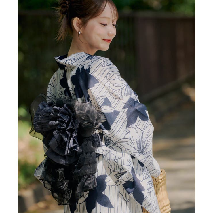 【浴衣を可愛くアレンジ♪】ティアードシアーフリル帯 | RMAF　NICE CLAUP / OLIVE des OLIVE | 詳細画像1 