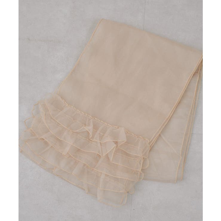 ベージュ | 【浴衣を可愛くアレンジ♪】ティアードシアーフリル帯 | RMAF　NICE CLAUP / OLIVE des OLIVE