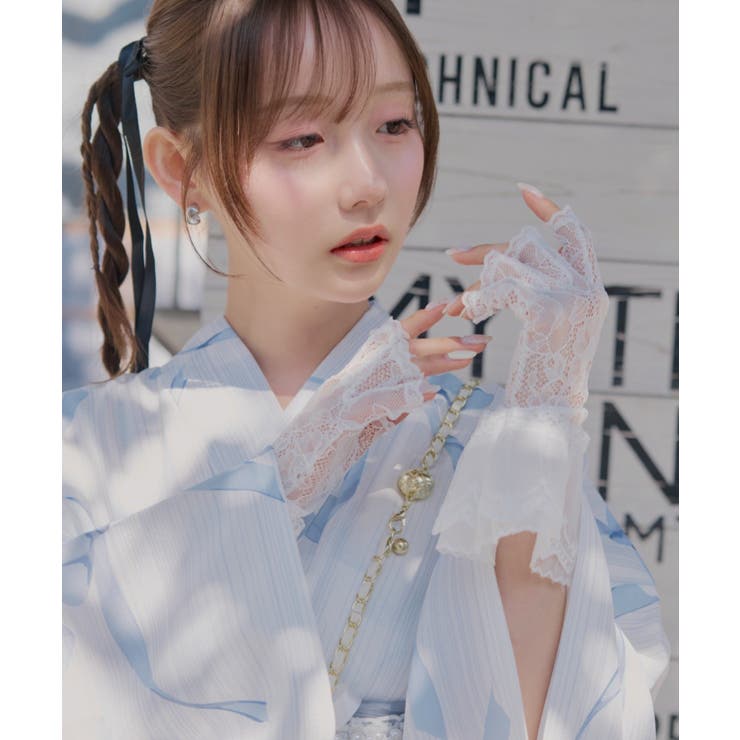 ホワイト | 【浴衣と合わせて♪】レースグローブ | RMAF　NICE CLAUP / OLIVE des OLIVE