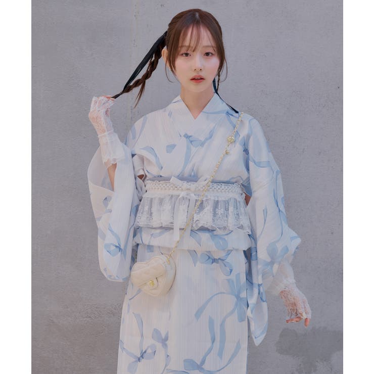 【浴衣を可愛くアレンジ♪】レース帯揚げ飾り | RMAF　NICE CLAUP / OLIVE des OLIVE | 詳細画像5 