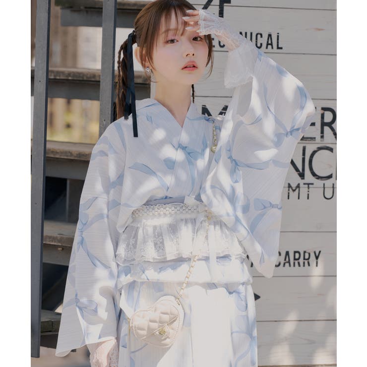 【浴衣を可愛くアレンジ♪】レース帯揚げ飾り | RMAF　NICE CLAUP / OLIVE des OLIVE | 詳細画像1 