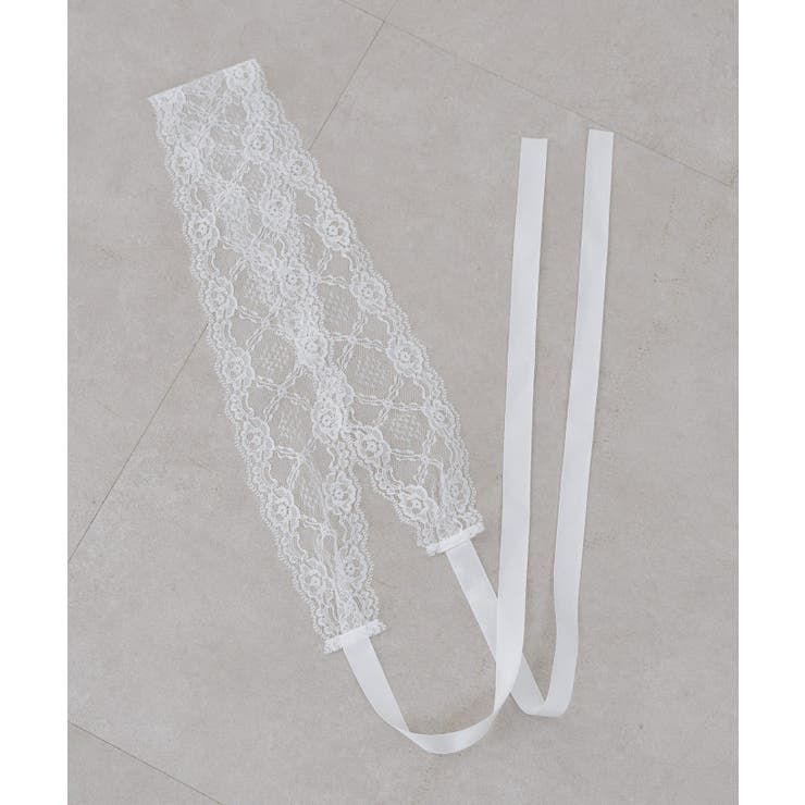 ホワイト | 【浴衣を可愛くアレンジ♪】フリルレース帯飾り | RMAF　NICE CLAUP / OLIVE des OLIVE
