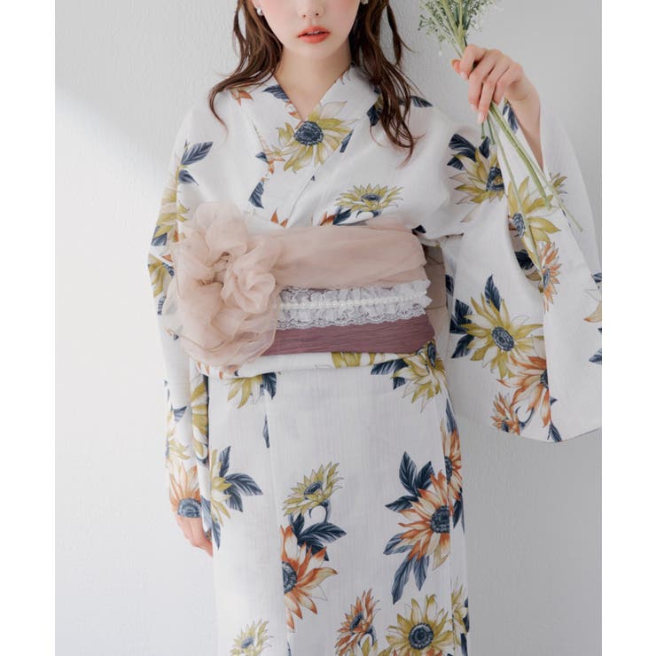 【浴衣を可愛くアレンジ♪】オーガンジーパール帯止め | RMAF　NICE CLAUP / OLIVE des OLIVE | 詳細画像4 