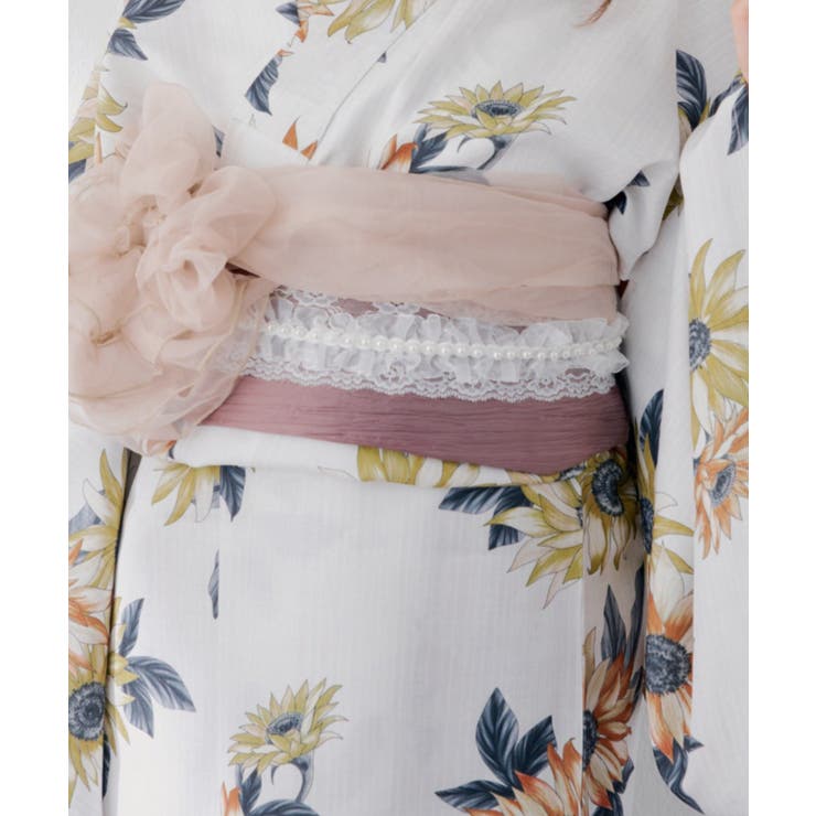 【浴衣を可愛くアレンジ♪】オーガンジーパール帯止め | RMAF　NICE CLAUP / OLIVE des OLIVE | 詳細画像3 