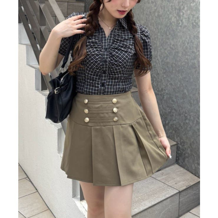ナポレオン風ミニスカート | RMAF　NICE CLAUP / OLIVE des OLIVE | 詳細画像7 