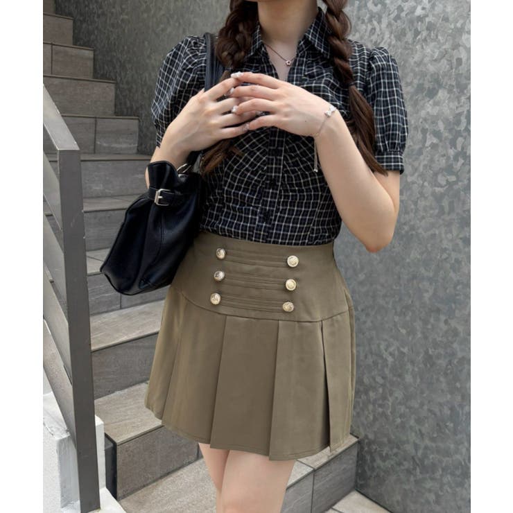 ナポレオン風ミニスカート | RMAF　NICE CLAUP / OLIVE des OLIVE | 詳細画像9 