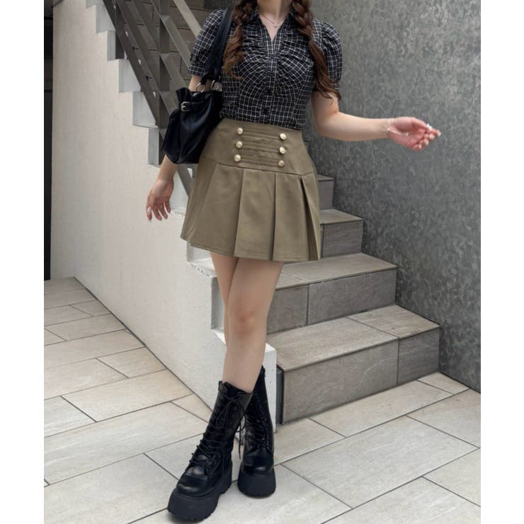 ナポレオン風ミニスカート | RMAF　NICE CLAUP / OLIVE des OLIVE | 詳細画像10 