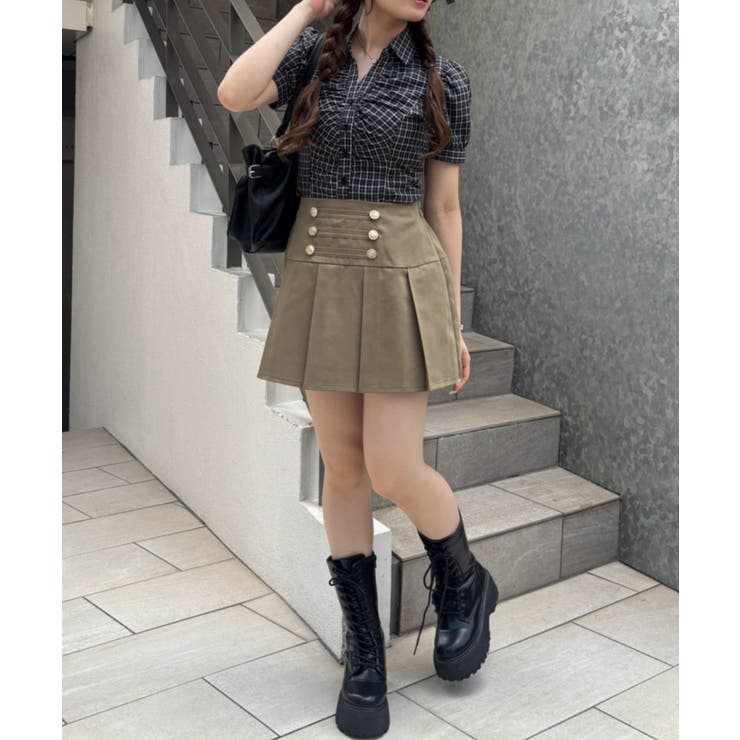 ナポレオン風ミニスカート | RMAF　NICE CLAUP / OLIVE des OLIVE | 詳細画像13 