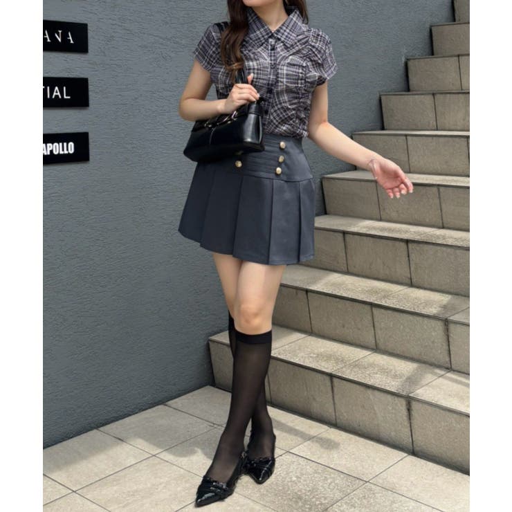 ナポレオン風ミニスカート | RMAF　NICE CLAUP / OLIVE des OLIVE | 詳細画像5 