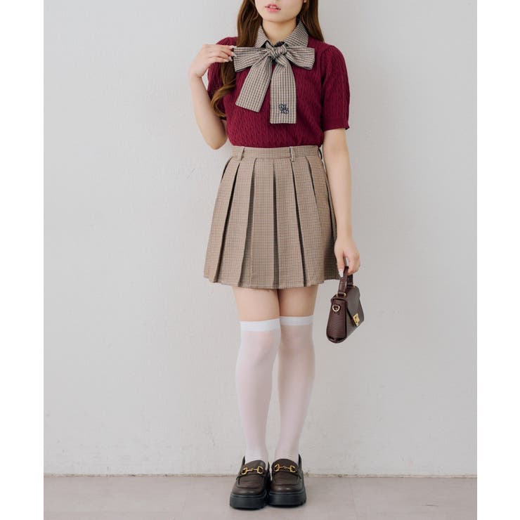 【セットアップ対応】ミニプリーツスカート | RMAF　NICE CLAUP / OLIVE des OLIVE | 詳細画像8 