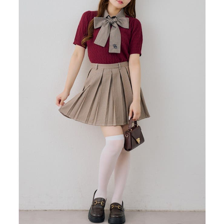 【セットアップ対応】ミニプリーツスカート | RMAF　NICE CLAUP / OLIVE des OLIVE | 詳細画像10 
