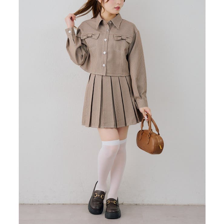 【セットアップ対応】ミニプリーツスカート | RMAF　NICE CLAUP / OLIVE des OLIVE | 詳細画像12 