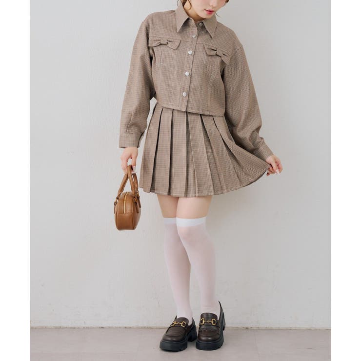【セットアップ対応】ミニプリーツスカート | RMAF　NICE CLAUP / OLIVE des OLIVE | 詳細画像13 
