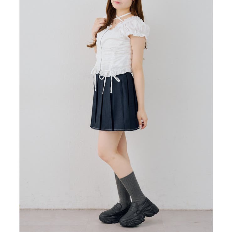 【セットアップ対応】ミニプリーツスカート | RMAF　NICE CLAUP / OLIVE des OLIVE | 詳細画像20 