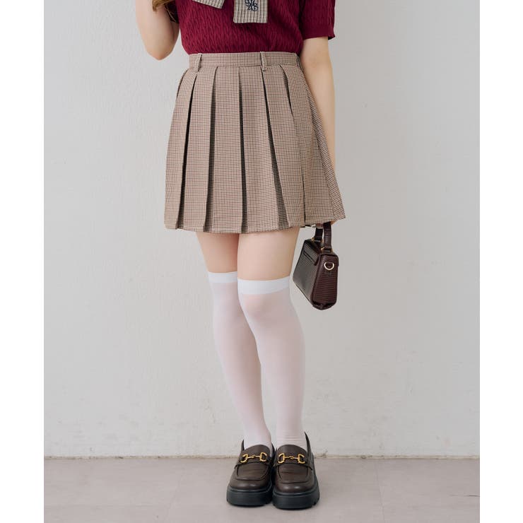 【セットアップ対応】ミニプリーツスカート | RMAF　NICE CLAUP / OLIVE des OLIVE | 詳細画像3 