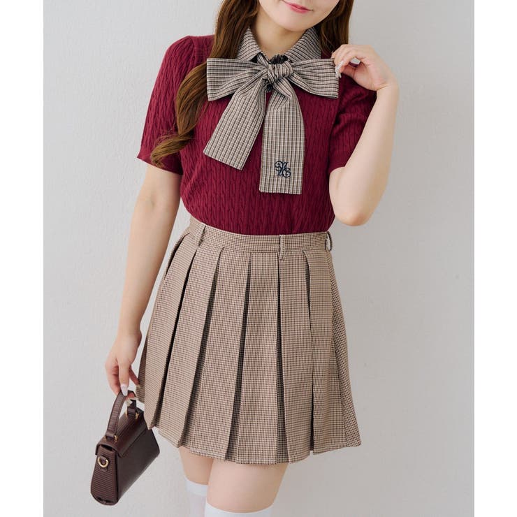 【セットアップ対応】ミニプリーツスカート | RMAF　NICE CLAUP / OLIVE des OLIVE | 詳細画像6 