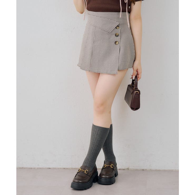 折り返しプリーツミニスカート | RMAF　NICE CLAUP / OLIVE des OLIVE | 詳細画像12 