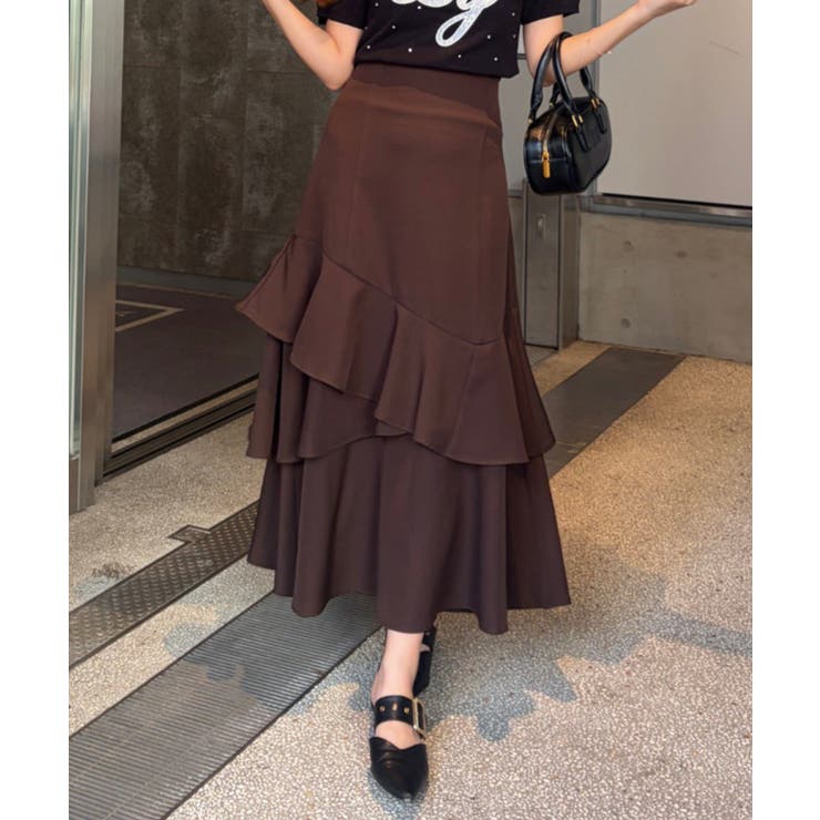 アシンメトリーマーメイドスカート | RMAF　NICE CLAUP / OLIVE des OLIVE | 詳細画像1 