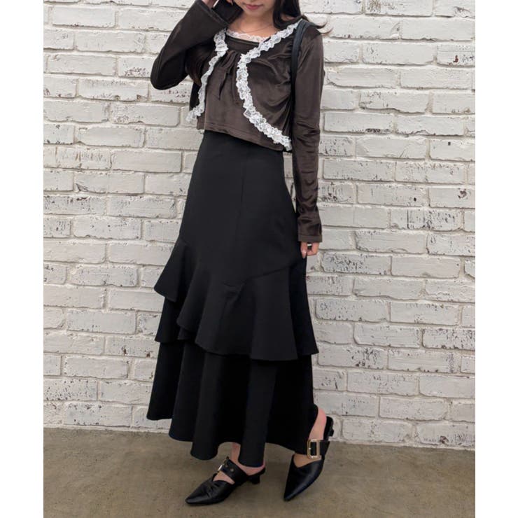 アシンメトリーマーメイドスカート | RMAF　NICE CLAUP / OLIVE des OLIVE | 詳細画像15 