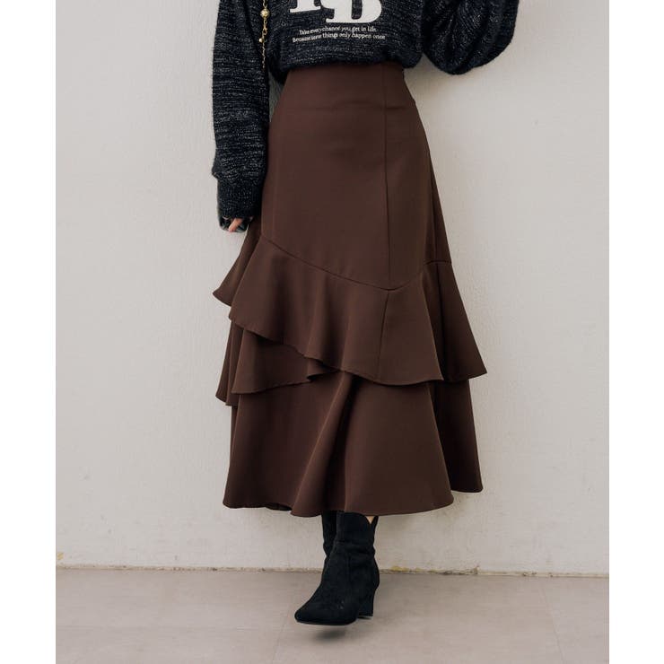 アシンメトリーマーメイドスカート | RMAF　NICE CLAUP / OLIVE des OLIVE | 詳細画像19 