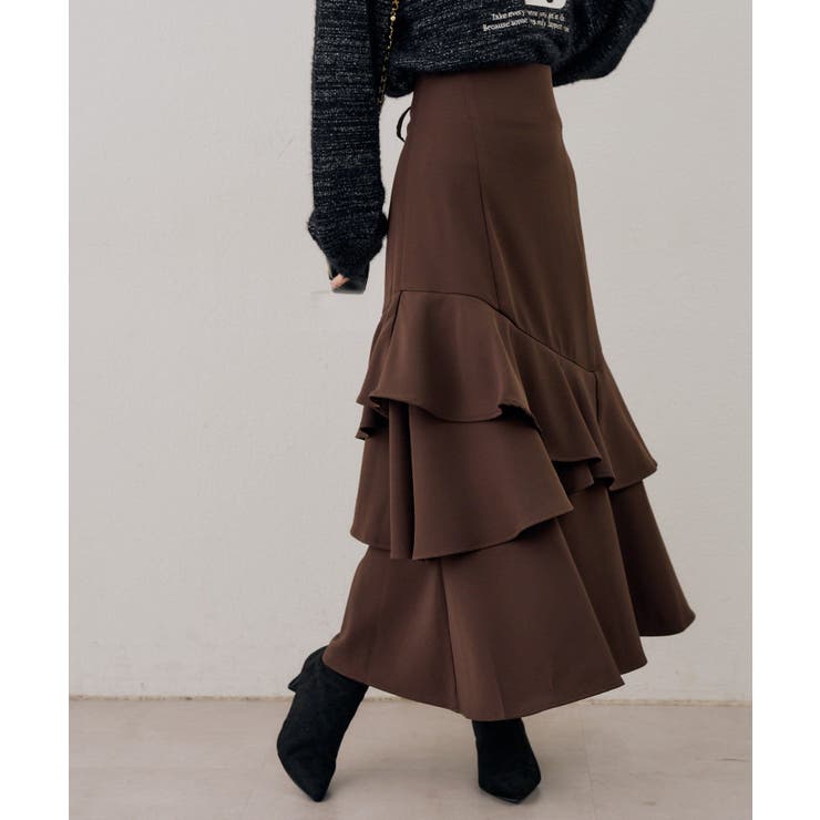 アシンメトリーマーメイドスカート | RMAF　NICE CLAUP / OLIVE des OLIVE | 詳細画像21 