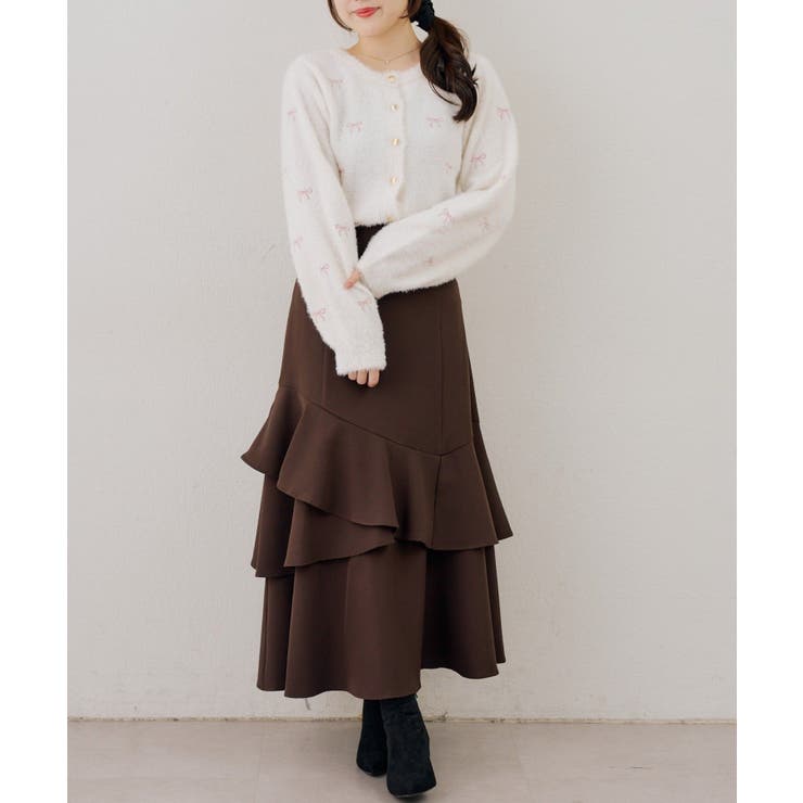 アシンメトリーマーメイドスカート | RMAF　NICE CLAUP / OLIVE des OLIVE | 詳細画像24 