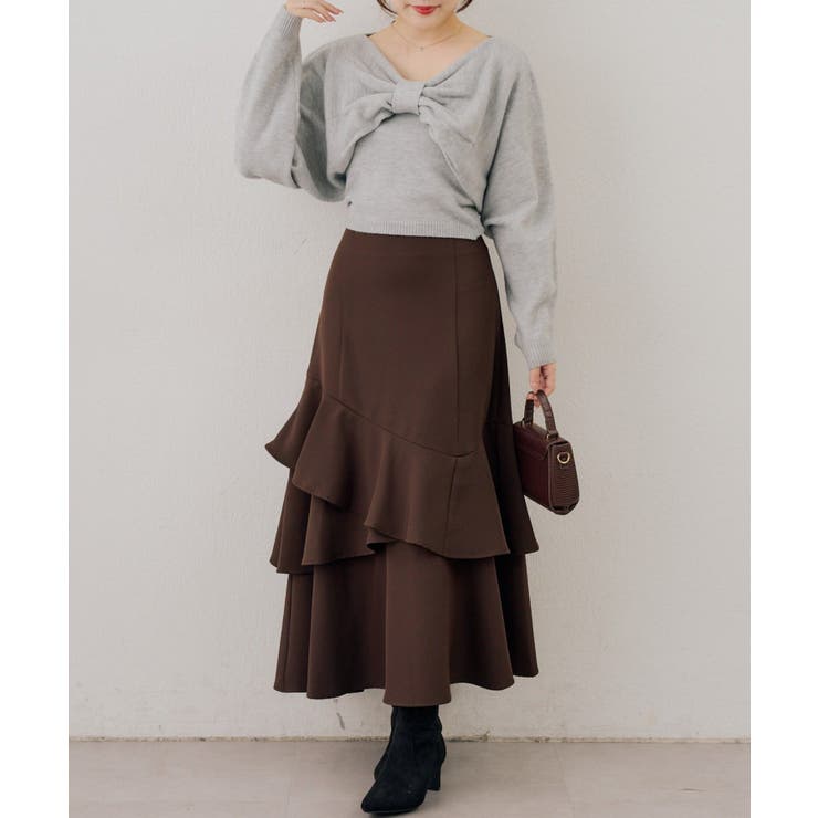 アシンメトリーマーメイドスカート | RMAF　NICE CLAUP / OLIVE des OLIVE | 詳細画像28 