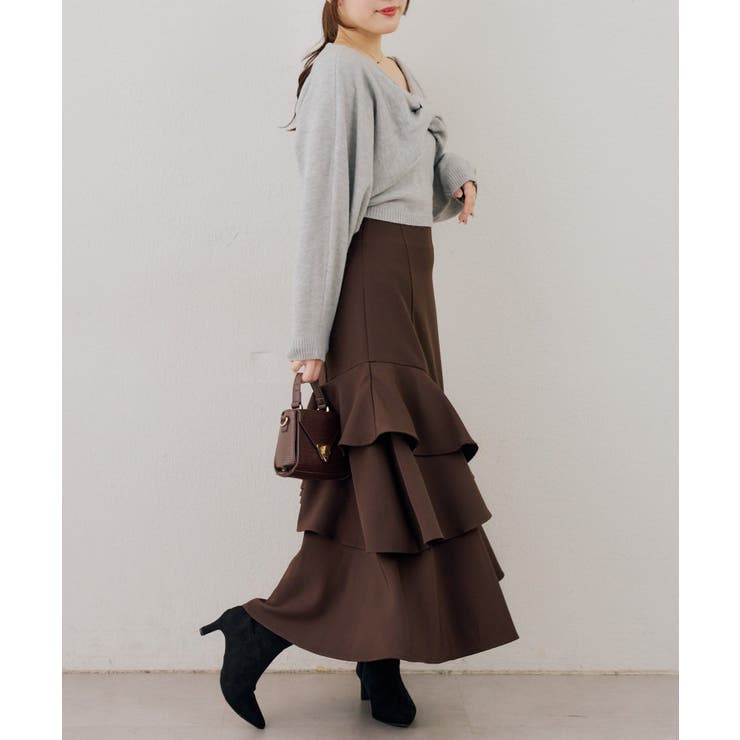 アシンメトリーマーメイドスカート | RMAF　NICE CLAUP / OLIVE des OLIVE | 詳細画像30 