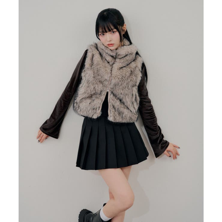 チャーム付プリーツミニスカート | RMAF　NICE CLAUP / OLIVE des OLIVE | 詳細画像14 