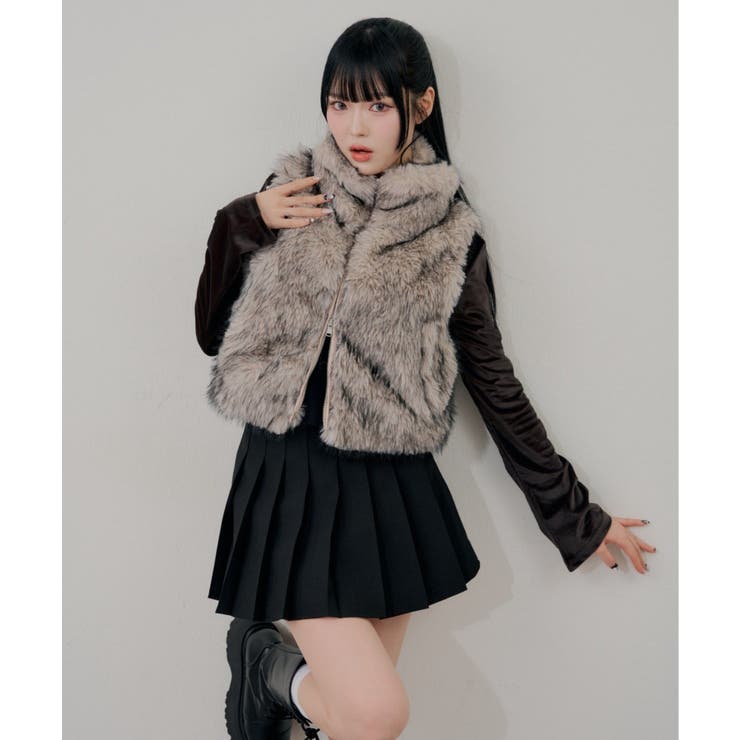 チャーム付プリーツミニスカート | RMAF　NICE CLAUP / OLIVE des OLIVE | 詳細画像15 