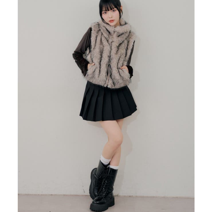 チャーム付プリーツミニスカート | RMAF　NICE CLAUP / OLIVE des OLIVE | 詳細画像19 