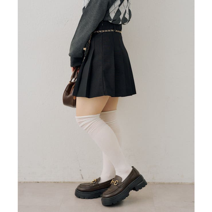 チャーム付プリーツミニスカート | RMAF　NICE CLAUP / OLIVE des OLIVE | 詳細画像23 