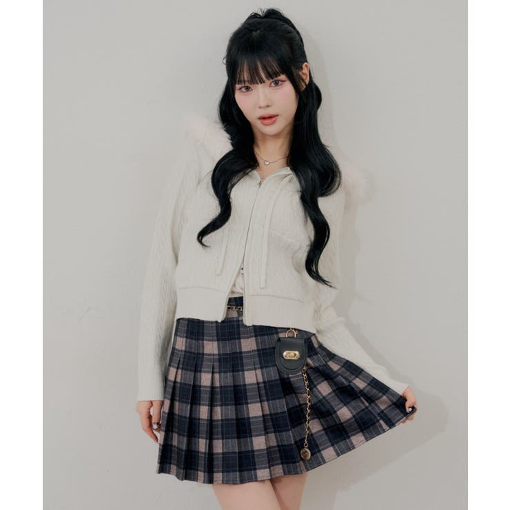 チャーム付プリーツミニスカート | RMAF　NICE CLAUP / OLIVE des OLIVE | 詳細画像35 