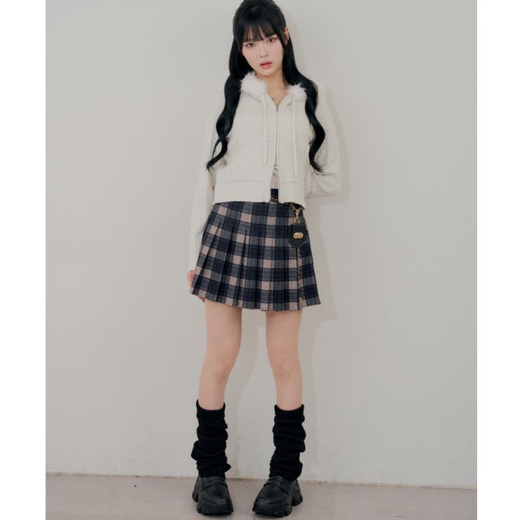 チャーム付プリーツミニスカート | RMAF　NICE CLAUP / OLIVE des OLIVE | 詳細画像36 