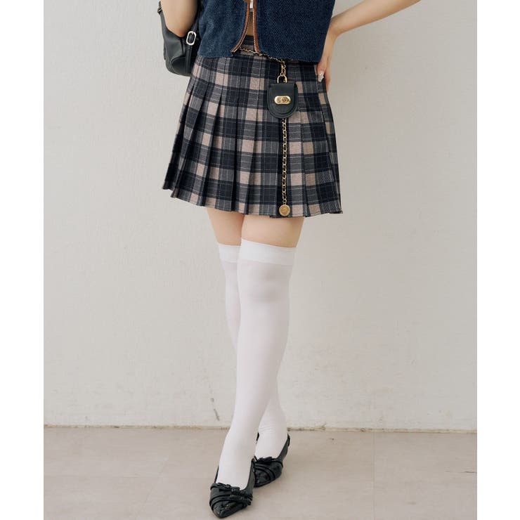 チャーム付プリーツミニスカート | RMAF　NICE CLAUP / OLIVE des OLIVE | 詳細画像38 