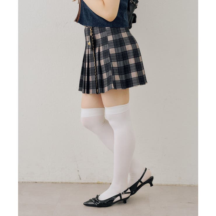 チャーム付プリーツミニスカート | RMAF　NICE CLAUP / OLIVE des OLIVE | 詳細画像40 