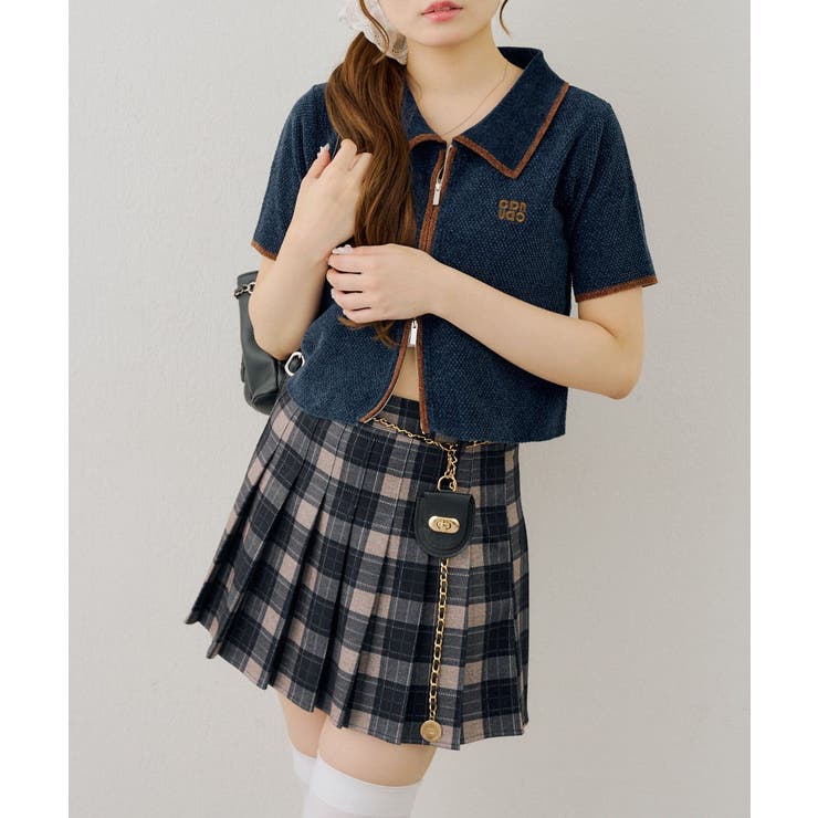 チャーム付プリーツミニスカート | RMAF　NICE CLAUP / OLIVE des OLIVE | 詳細画像43 