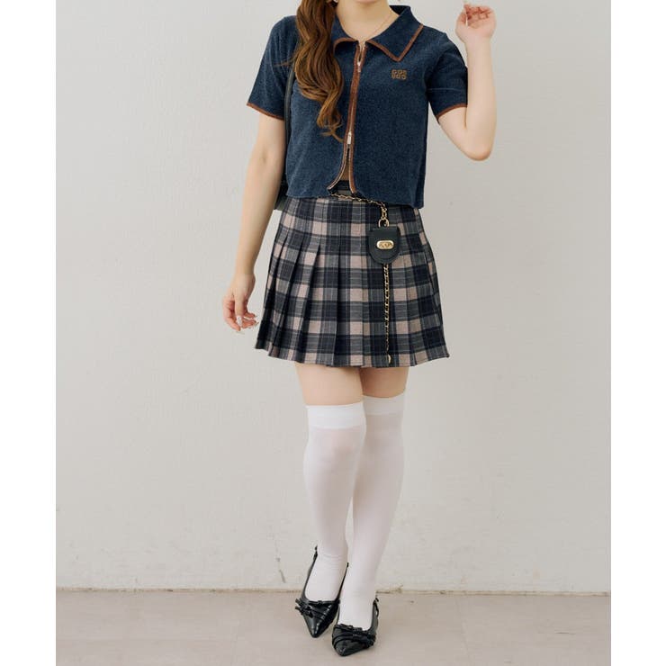 チャーム付プリーツミニスカート | RMAF　NICE CLAUP / OLIVE des OLIVE | 詳細画像46 